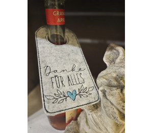 2€ ZUSATZTÜRCHEN 3. Dezember - Stickserie - 12 ITH Flaschenanhänger Vol. 3